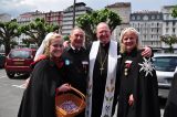 2011 Lourdes Pilgrimage - Archbishop Dolan with Malades (265/267)